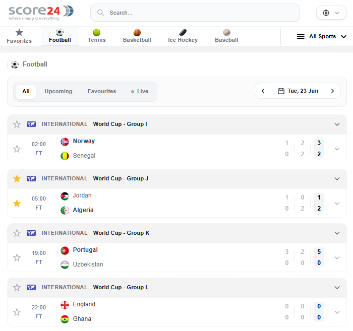 We’ve Launched the First Version of Our New Livescore Platform!